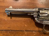 Colt single action SAA 4 3/4 six shooter 44-40 1883 engraved - 2 of 14