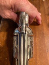 Colt single action SAA 4 3/4 six shooter 44-40 1883 engraved - 4 of 14