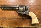 Colt SAA single action .45 4 3/4 barrel Ivory grips shipped 1896 - 2 of 15
