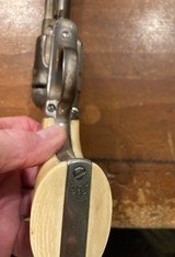 Colt SAA single action .45 4 3/4 barrel Ivory grips shipped 1896 - 10 of 15