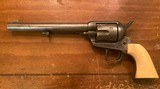 Colt SAA Single action Frontier Six Shooter etched panel 1880 ivory - 7 of 15