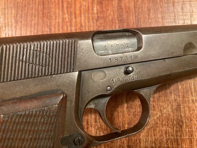 WWII Nazi marked Hi Power Browning 1922 - Image 9 of 15