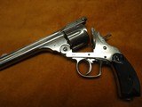 Nickle plate Belgium Revolver in 44 Colt - 2 of 8
