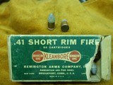 Remington Derringer
Double Barrel 41 rim fire w/box of ammo - 9 of 9