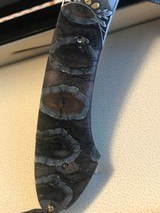 William Henry Spearpoint "Bighorn II" Folding Damascus Steel Knife - 10 of 17