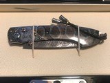 William Henry Spearpoint "Bighorn II" Folding Damascus Steel Knife - 1 of 17