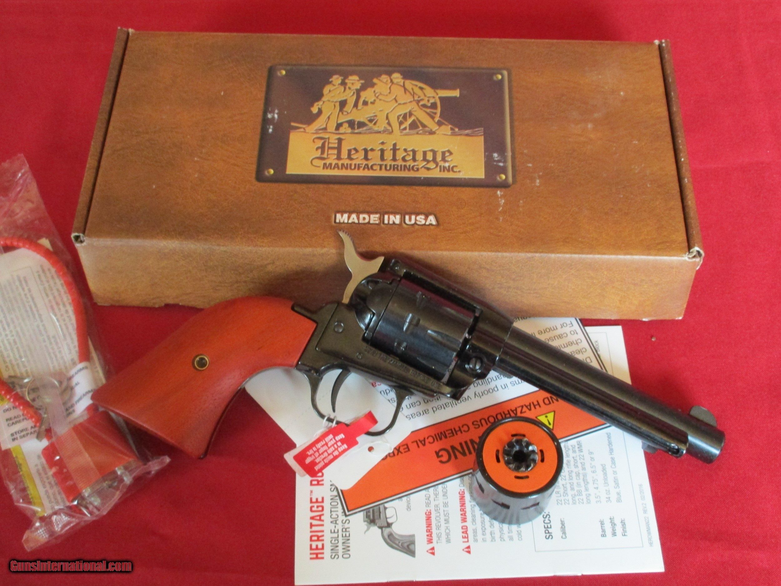 *NEW* Heritage Rough Rider 9 shot 22 LR / 22 Mag