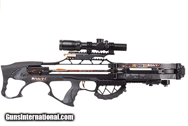 Ravin R29X Sniper Crossbow Predator Dusk Camo Silent Cock 450 FPS Helicoil  Technology Scope NEW Contact us with OFFERS!