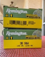 2 boxes 100 rounds Remington Wheel Gun 146GR - 2 of 2