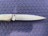 Orvis folding knife, 23/4 in. SS blade, bone handle with Orvis case. - 4 of 5