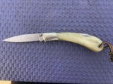 Orvis folding knife, 23/4 in. SS blade, bone handle with Orvis case. - 2 of 5