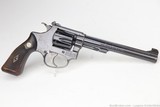 Smith & Wesson Model 35 Revolver, chambered in .22LR. 6 inch barrel. - 2 of 13
