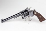 Smith & Wesson Model 35 Revolver, chambered in .22LR. 6 inch barrel. - 1 of 13