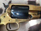 Beautiful Remington Brass1878 replica percussion revolver in 44 cal. - 6 of 8