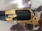 Beautiful Remington Brass1878 replica percussion revolver in 44 cal. - 5 of 8