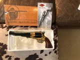Beautiful Remington Brass1878 replica percussion revolver in 44 cal.