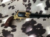 Beautiful Remington Brass1878 replica percussion revolver in 44 cal. - 7 of 8