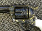 COLT CONSECUTIVE S/N SAA ENGRAVED .45 LC REVOLVERS BY RON NOTT - 4 of 6
