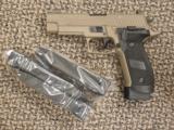 SIG SAUER P-226 TACOPS 9 MM PISTOL WITH FOUR 20-RD MAGS IN FDE - 1 of 5