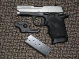SIG SAUER P-938 TWO-TONE 9 MMM WITH LASER - 1 of 4