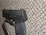 SIG SAUER P-290 PISTOL WITH NIGHT SIGHTS AND LASER WITH TWO MAGS - 3 of 4