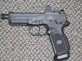 Fn NX-45 TACTICAL .45 ACP PISTOL WITH THREADEDBARREL AND TRIJICON RM SIGHT - 1 of 6