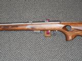 SAVAGE MODEL 93 BTVS STAINLESS HEAVY-BARREL .22 MAGNUM RIFLE WITH LAMINATED THUMBHOLE STOCK - 4 of 6