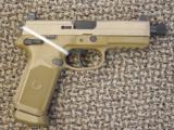 FnH TACTICAL FNX-45 PISTOL IN FDE, THREADED .45 ACP - 4 of 4