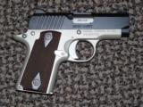 KIMBER MICRO TWO -TONE .380 ACP PISTOL WITH ROSEWOOD GRIPS - 3 of 3