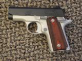 KIMBER MICRO TWO -TONE .380 ACP PISTOL WITH ROSEWOOD GRIPS - 1 of 3