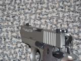SIG SAUER P-238 IN NICKEL WITH VECTOR GRIPS AND NIGHTSIGHTS - 4 of 6