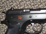 CZ Model 75B "COLD WAR" COMMERATIVE 9 MM PISTOL WITH RUSSIAN MARKINGS - 5 of 7