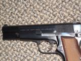 BROWNING HI-POWER 9 MM PISTOL HIGH POLISH FIXED SIGHTS - 2 of 7