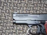 SIG SAUER P-938 IN 9 MM WITH NIGHT SIGHTS AND ROSEWOOD GRIPS - 2 of 5