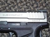 SPRINGFIELD ARMORY XD-9 SUB COMPACT 9-MM DUO-TONE MOD 2 PISTOL - 2 of 3