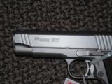 SIG SAUER 1911 "TRADITIONAL" STAINLESS PISTOL WITH 4-INCH SLIDE/BARREL AND OFFICER'S MODEL GRIP-FRAME - 2 of 5