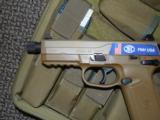 FN TACTICAL FNX-45 PISTOL WITH THREADED BARREL IN FDE - 3 of 5