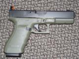 GLOCK .45 ACP MODEL 21 IN OD GREEN WITH "SNAKE EYES" SIGHTS - 4 of 5
