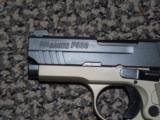 SIG SAUER MODEL P-938 "COMBAT" 9 MM PISTOL WITH TWO-TONE FDE FINISH - 2 of 5