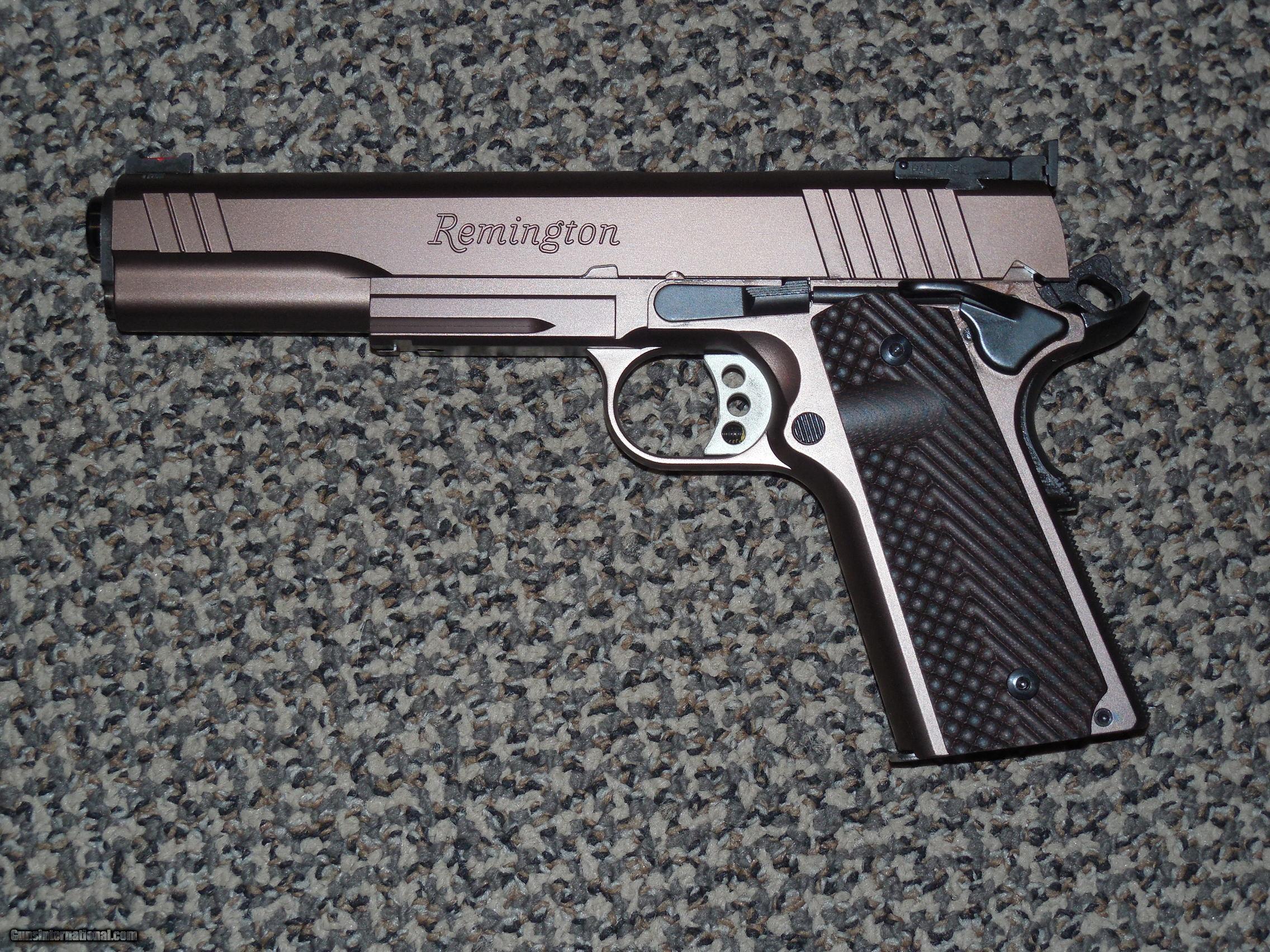 Remington 1911 Model R1 Hunter 10 Mm Pistol With An Oil Bronze Finish 4304