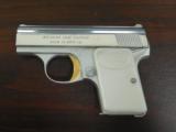 Browning "BABY BROWNING" .25 ACP NICKEL PISTOL - 1 of 7