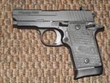 SIG SAUER P-938 PISTOL IN 9 MM WITH G-10 GRIPS, NIGHT SIGHTS - 1 of 5