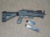 CHARLES DALY/CHIAPPA AK-9 PISTOL IN 9 MM WITH SB TACTICAL BRACE USES BERETTA MAGAZINES - 6 of 7