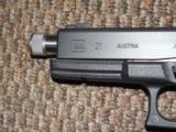 GLOCK MODEL 21-SF PISTOL IN .45 ACP WITH THREADED BARREL AND SNAKE-EYES NIGHT SIGHTS - 2 of 6