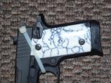 SIG SAUER MODEL P-238 POCKET PISTOL WITH CUSTOM GRIPS AND TWO MAGAZINES - REDUCED!! - 2 of 6
