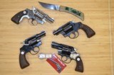 COLT SNUB-NOSE .38 SPECIAL REVOLVER COLLECTION WITH EARLY JADE GERBER KNIFE - 2 of 2