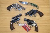 COLT SNUB-NOSE .38 SPECIAL REVOLVER COLLECTION WITH EARLY JADE GERBER KNIFE - 1 of 2