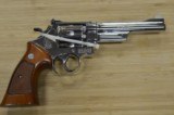 COLLECTABLE S&W MODEL 27-2 SIX-INCH NICKEL .357 MAGNUM REVOLVER -- REDUCED!! - 1 of 5