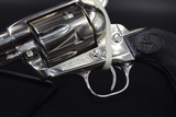 COLT SINGLE ACTION ARMY 4-3/4-INCH NICKEL .45 COLT 3RD GENERATION - 3 of 7