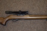 EARLY "NO PREFIX, PRE-WARNING" RUGER .22 CARBINE WITH "FINGERGROOVE SPORTER STOCK" - 7 of 8